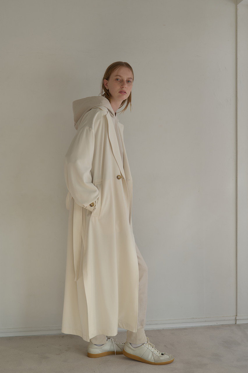 MANOF(マノフ)｜OVER LONG COAT/コート/IVORY の通販｜ELLESHOP・(エル ...