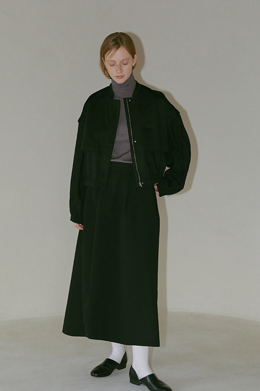 極美品 MANOF マノフ LAYERED COMBI BLOUSON 2way MANOF(マノフ)｜LAYERD COMBI BLOUSON/ブルゾン/BLACK の通販