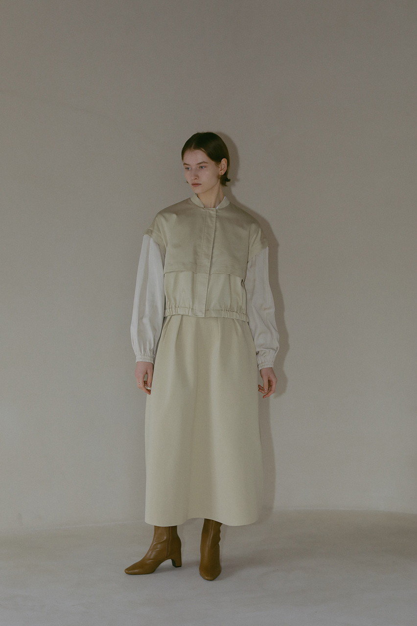 まい MANOF(マノフ)｜WAIST TUCK KNIT SKIRT/スカート/IVORY の通販