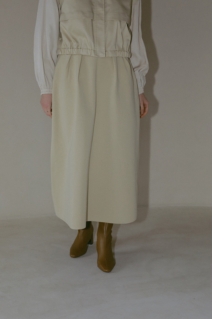 MANOF(マノフ)｜WAIST TUCK KNIT SKIRT/スカート/IVORY の通販