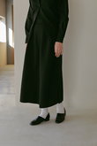WAIST TUCK KNIT SKIRT/スカート