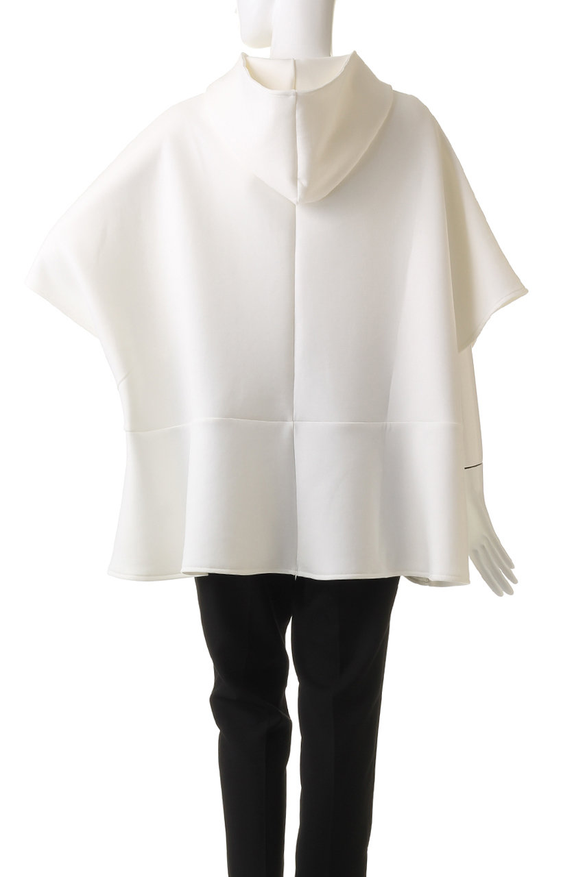 MANOF(マノフ)｜PEPLUM HEM CUT TOPS/トップス/WHITE の通販｜ELLESHOP 