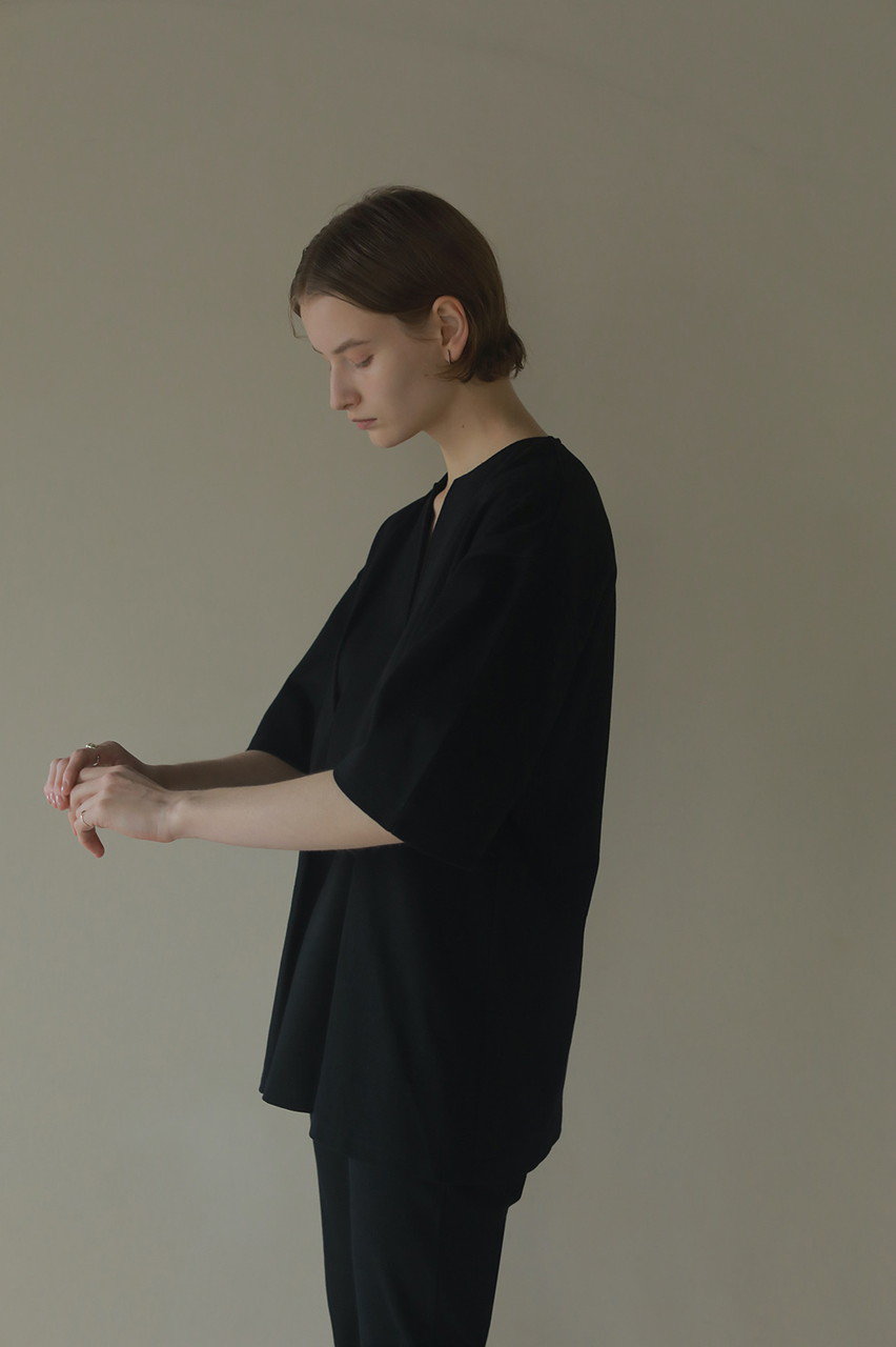 MANOF(マノフ)｜WAIST TUCK SET UP/セットアップ/BLACK の通販