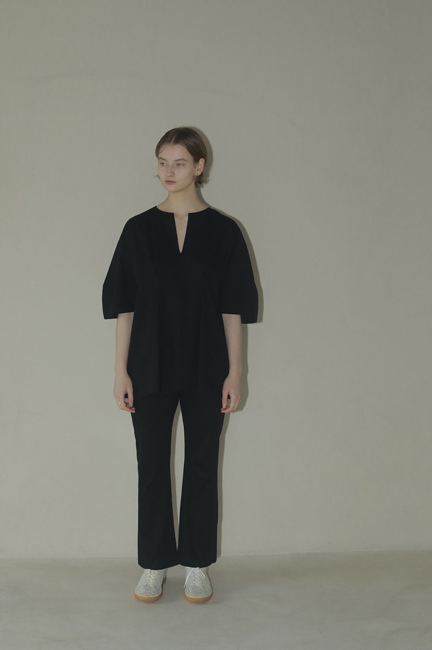 MANOF マノフ WAIST TUCK CUT TOPS 定価16500円 マノフ MANOF WAIST TUCK CUT TOPS （BLACK） -靴＆ファッション
