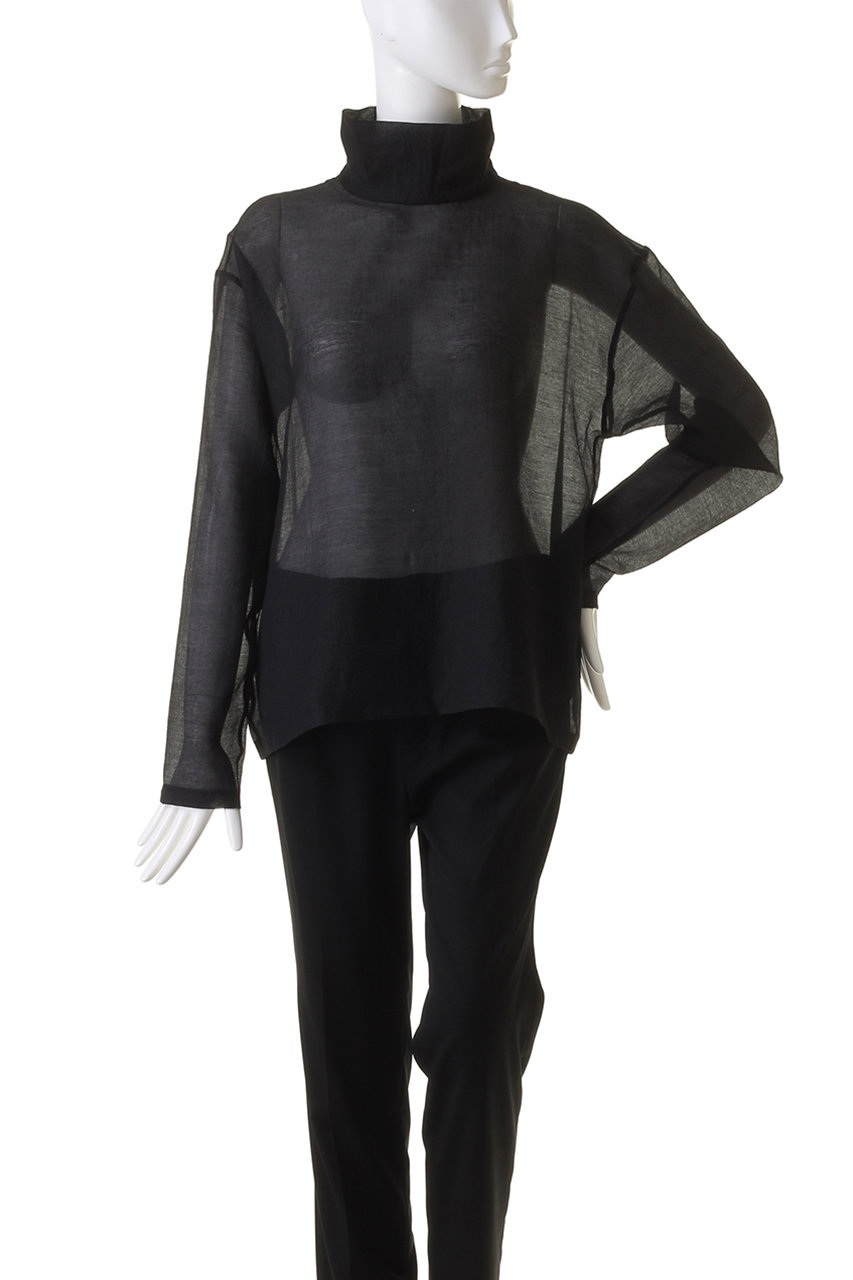 MANOF(マノフ)｜LAYERED KNIT TOPS/トップス/BLACK の通販