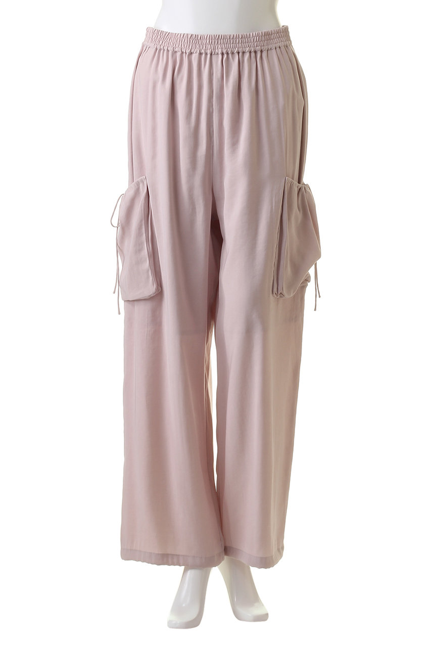 MANOF(マノフ)｜MILITARY SATIN PANTS/パンツ/PINK の通販｜ELLESHOP  
