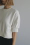 PUFFSLEEVE SWEAT PULLOVER/スウェット マノフ/MANOF