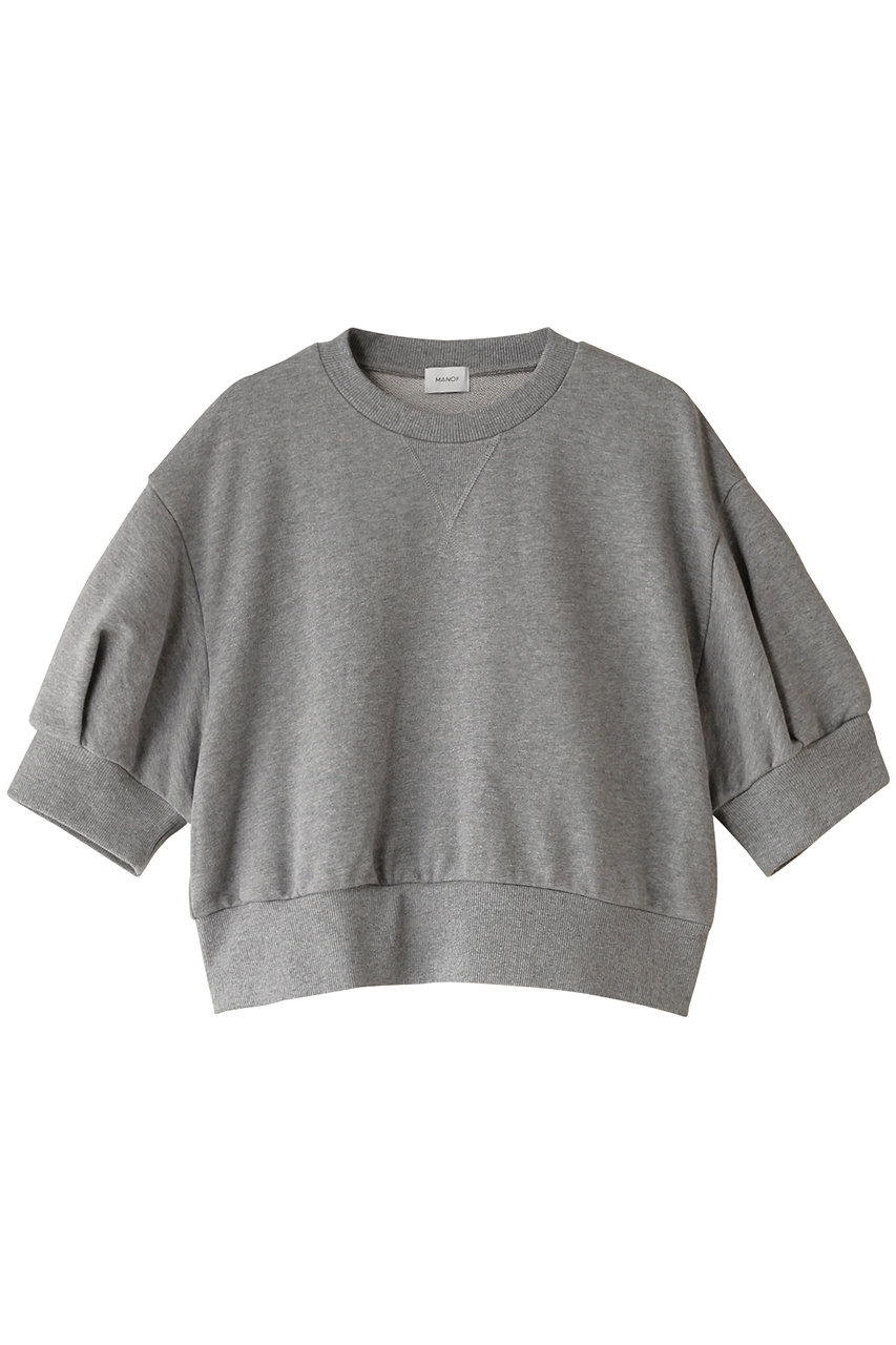 マノフ/MANOFのPUFFSLEEVE SWEAT PULLOVER/スウェット(GRAY/86105-1082)