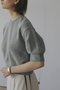 PUFFSLEEVE SWEAT PULLOVER/スウェット マノフ/MANOF