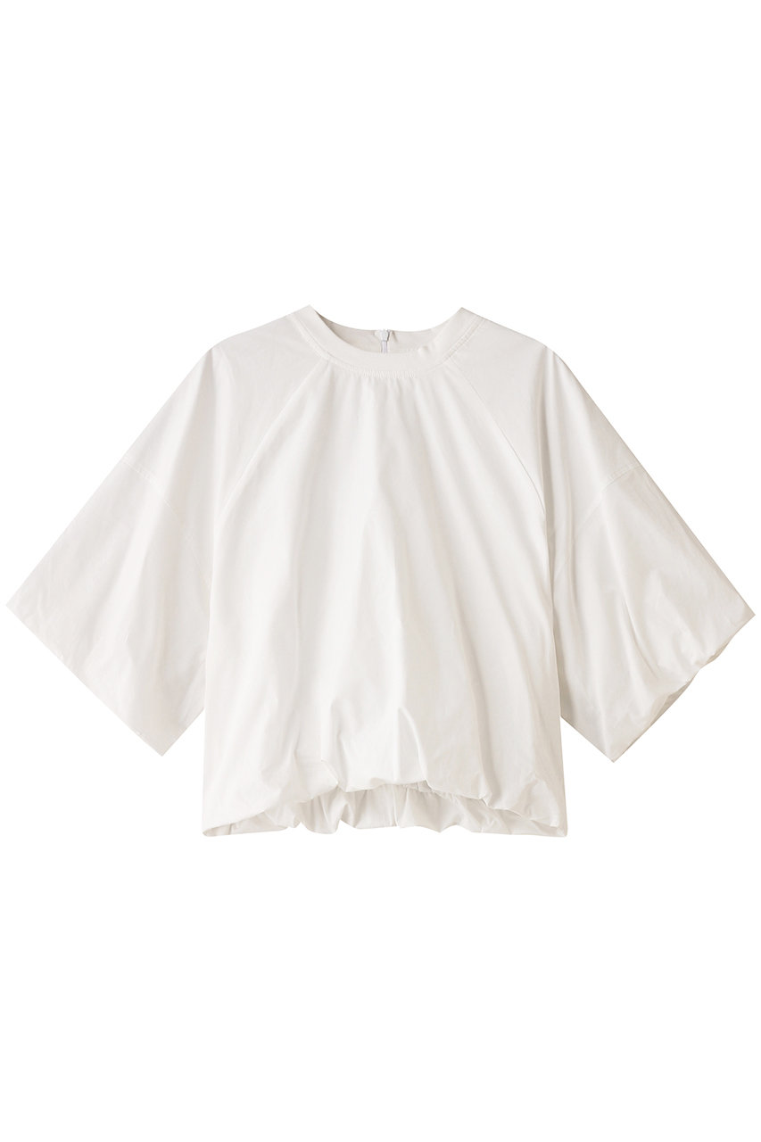 MANOF PUFF SLEEVE TOPS/トップス (WHITE, F) マノフ ELLE SHOP