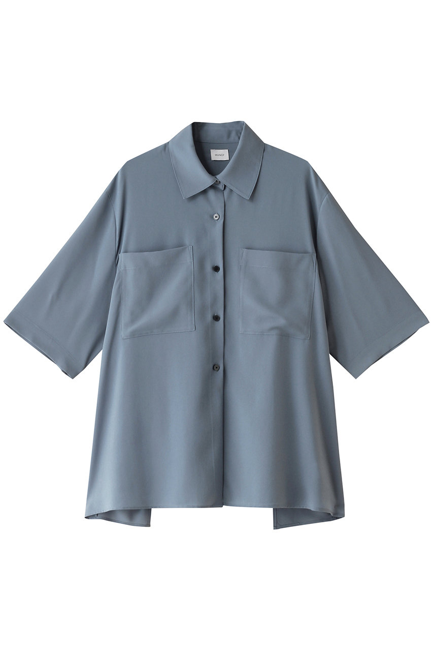 マノフ/MANOFのBACK LAYER SHIRT/シャツ(BLUE/86122-4122)