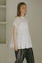 SHEER FLARE KNIT TOPS ニット/セーター マノフ/MANOF