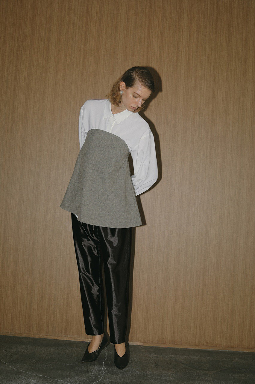 MANOF(マノフ)｜GLITTER TAPERED PANTS パンツ/DARK BROWN の通販 