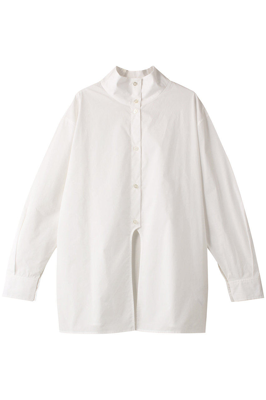 マノフ/MANOFのHIGH NECK 2WAY SHIRTS シャツ/ブラウス(WHITE/87122-4052)