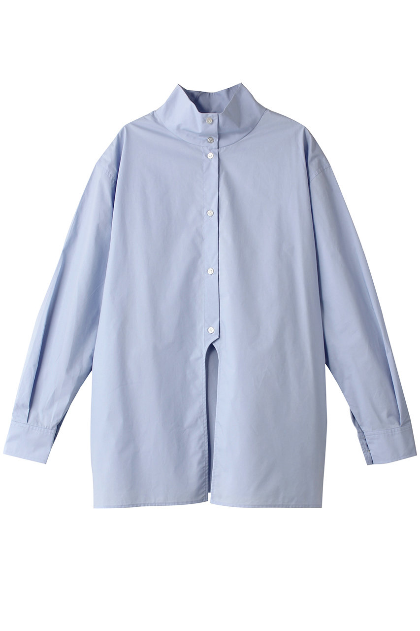 マノフ/MANOFのHIGH NECK 2WAY SHIRTS シャツ/ブラウス(BLUE/87122-4052)