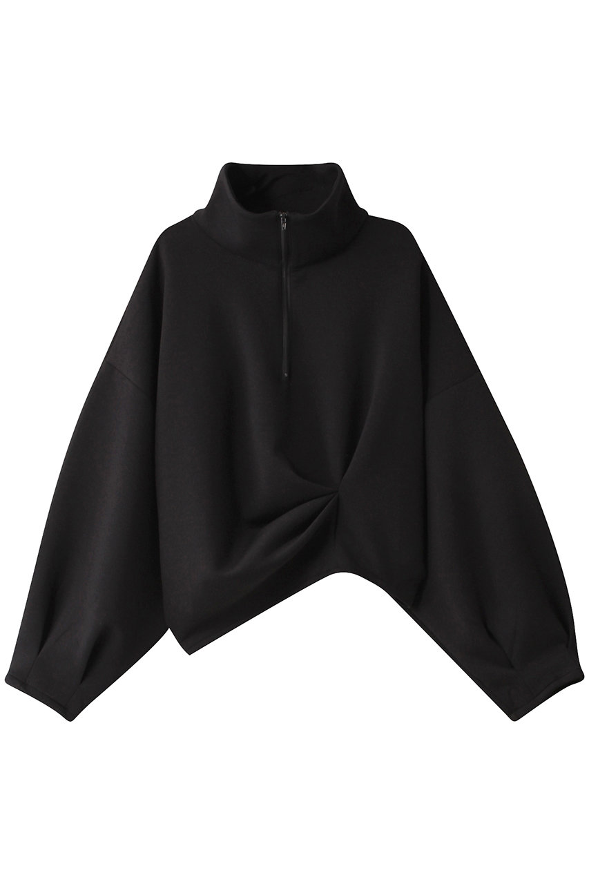 マノフ/MANOFのARRNAGEMENT TUCK OVER BLOUSE Tシャツ/カットソー(BLACK/87105-1062)