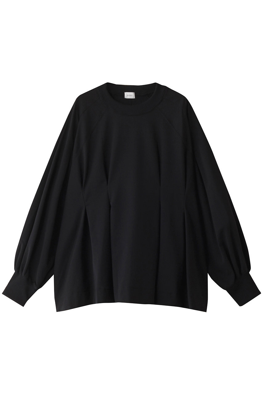 マノフ/MANOFのWAIST TUCK VOLUME SLEEVE SWEAT Tシャツ/カットソー(BLACK/87105-1082)