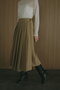 WIDE PLEATS SKIRT スカート マノフ/MANOF