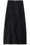 SIDE ZIP LONG SKIRT スカート マノフ/MANOF BLACK