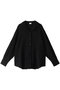 SHIRRING LACE SHIRTS シャツ/ブラウス マノフ/MANOF BLACK