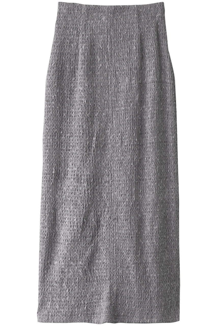 マノフ/MANOFのSHIRRING LACE NARROW SKIRT スカート(GRAY/87109-6082)