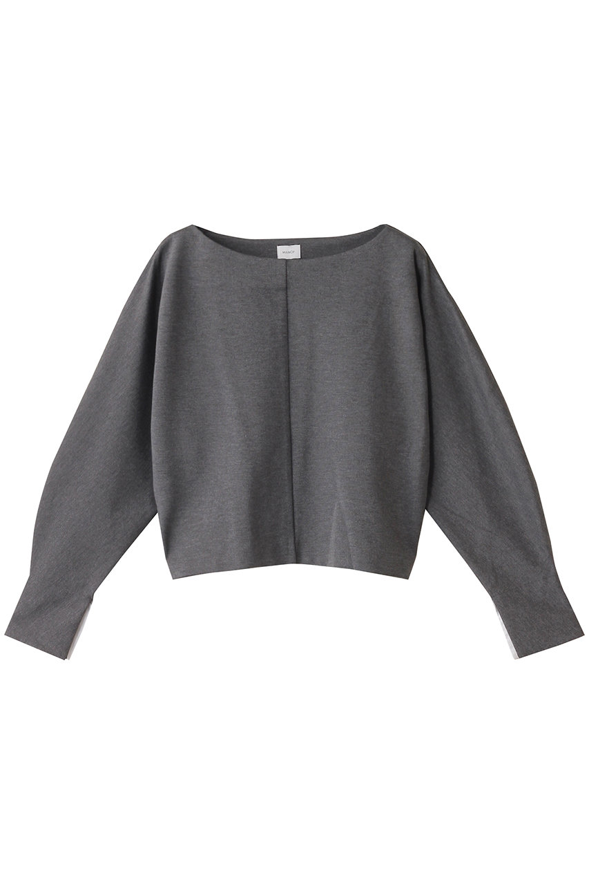 マノフ/MANOFのBOAT NECK PULLOVER Tシャツ/カットソー(GRAY/87105-1122)