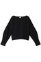 BOAT NECK PULLOVER Tシャツ/カットソー マノフ/MANOF BLACK