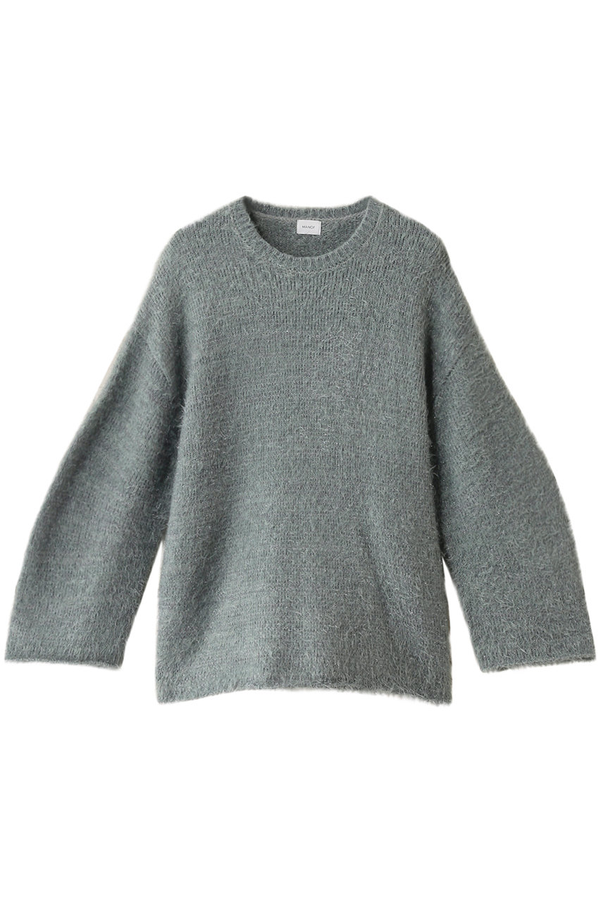 マノフ/MANOFのSHAGGY LAME KNIT TOPS ニット(MINT/87106-2112)