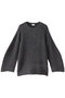 SHAGGY LAME KNIT TOPS ニット マノフ/MANOF GRAY