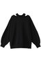 SLIT NECK SWEAT/スウェット マノフ/MANOF BLACK