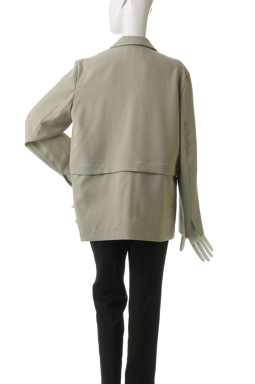 極美品 MANOF マノフ LAYERED COMBI BLOUSON 2way MANOF(マノフ)｜2WAY ZIP JACKET/ジャケット/PISTACHIO の通販