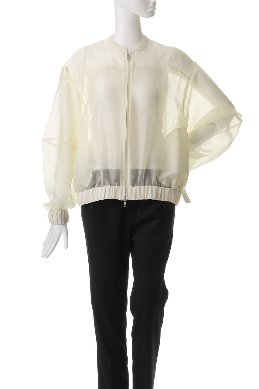 新品　MANOF SHEER VOLUME SLEEVE BLOUSON MANOF(マノフ)｜SHEER VOLUME SLEEVE BLOUSON/ブルゾン/IVORY の