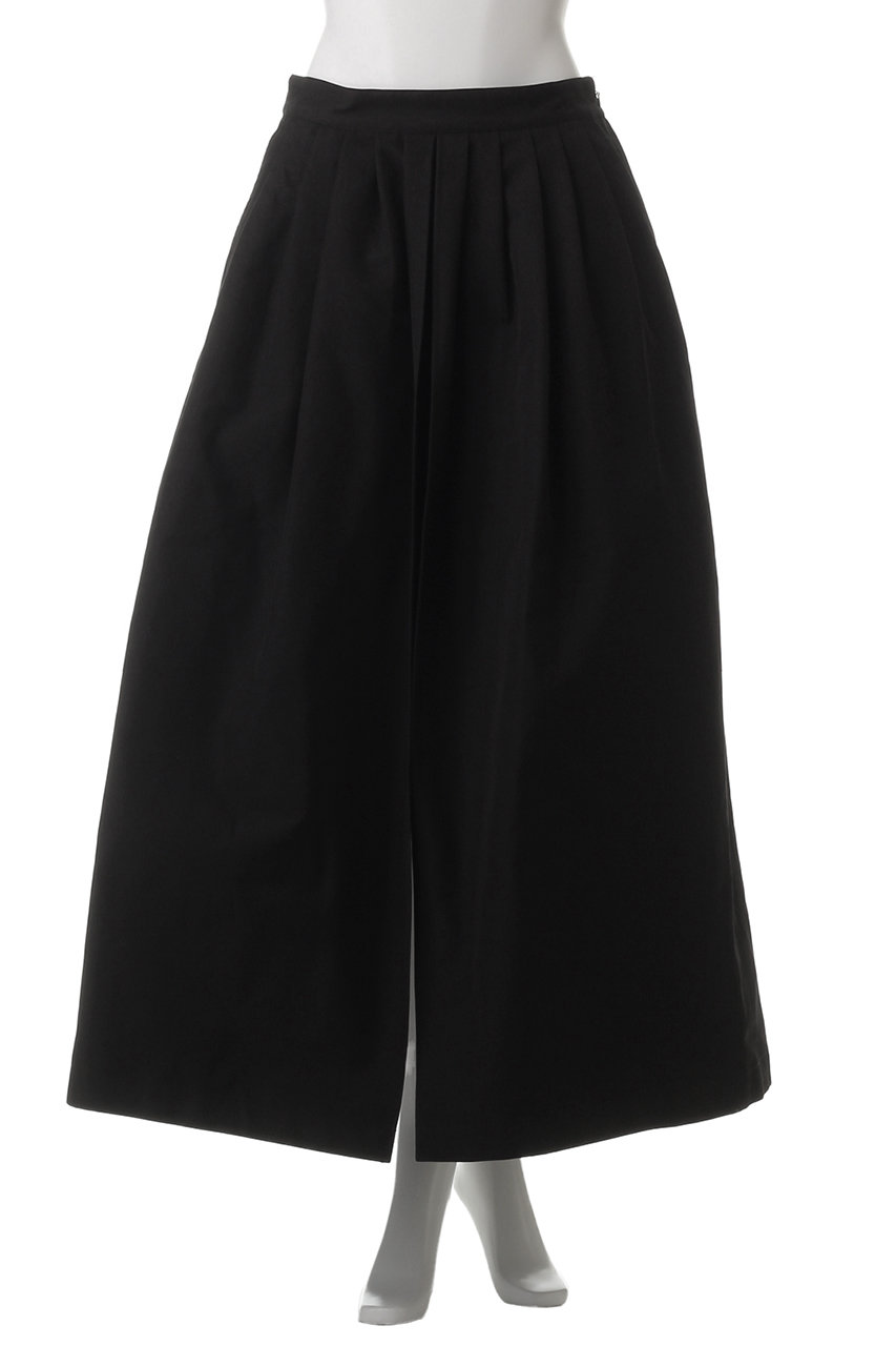 MANOF(マノフ)｜LAYER TUCK SKIRT/スカート/BLACK の通販
