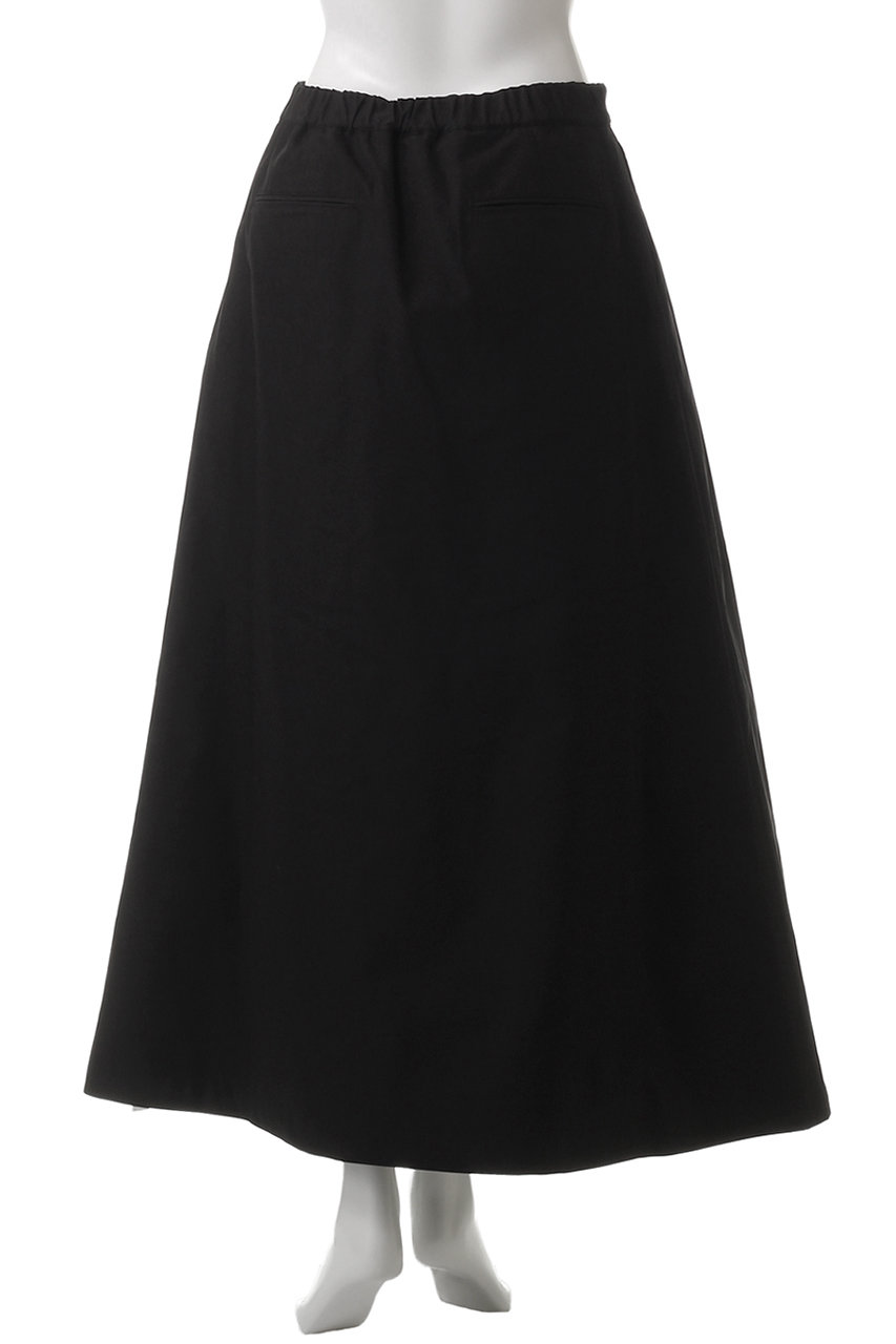 【新品未使用】MANOF Layer tuck skirt MANOF(マノフ)｜LAYER TUCK SKIRT/スカート/BLACK の通販｜ELLESHOP