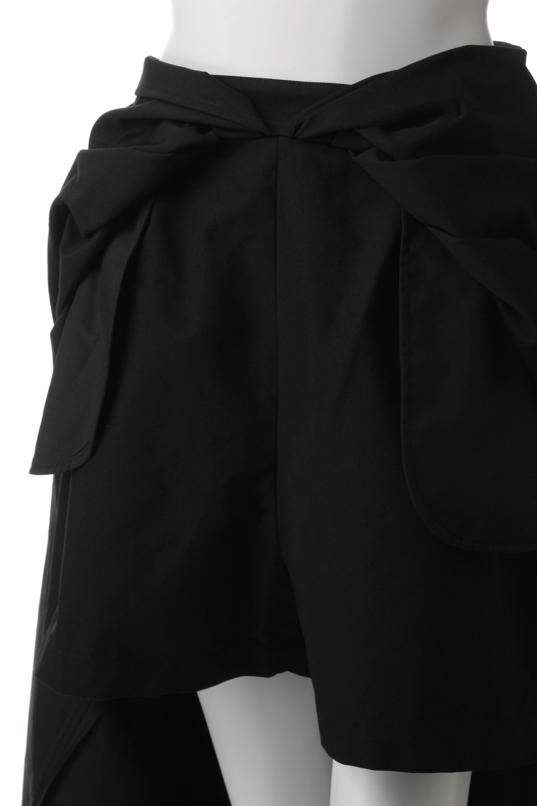 MANOF(マノフ)｜LAYER TUCK SKIRT/スカート/BLACK の通販｜ELLESHOP