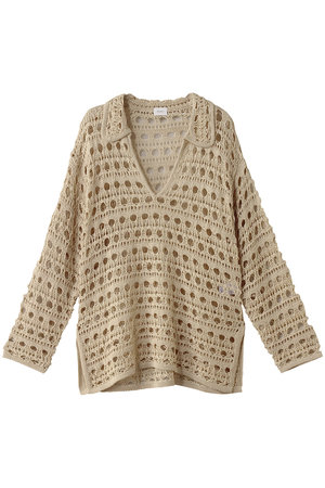マノフ/MANOFのCROCHET KNIT TOPS/トップス(110300/110301)