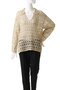CROCHET KNIT TOPS/トップス マノフ/MANOF