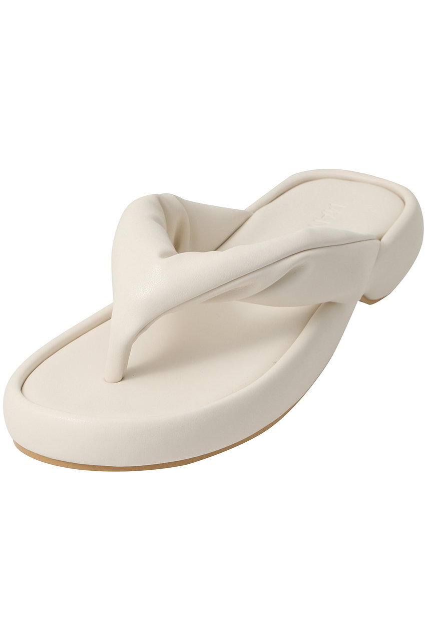 MANOF PADDED TWIST SANDAL/サンダル (IVORY, 36(22.5-23)) マノフ ELLE SHOP MANOF PADDED TWIST SANDAL/サンダル (IVORY, 36(22.5-23)) マノフ ELLE SHOP