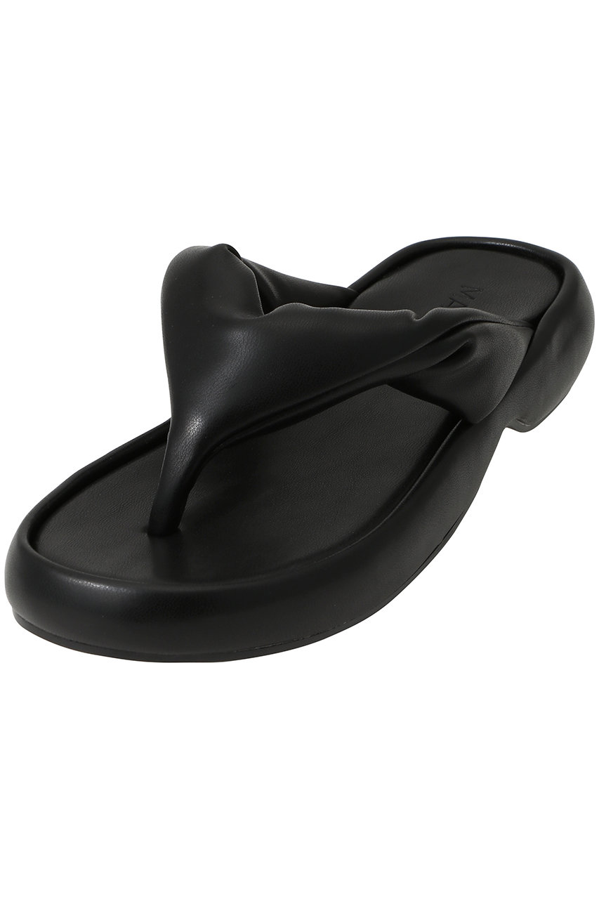 MANOF PADDED TWIST SANDAL/サンダル (BLACK, 37(23.5-24)) マノフ ELLE SHOP MANOF PADDED TWIST SANDAL/サンダル (BLACK, 37(23.5-24)) マノフ ELLE SHOP
