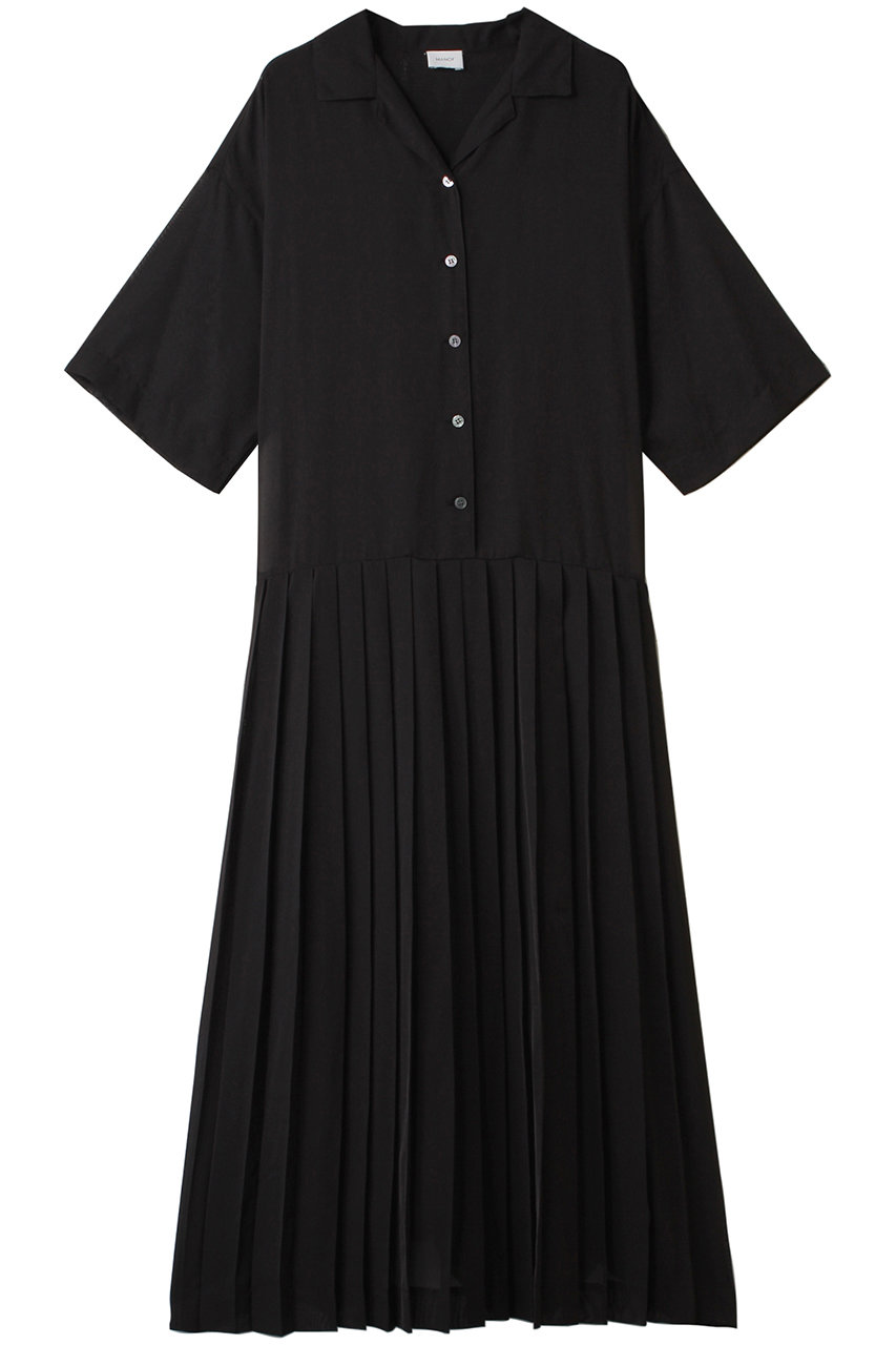 MANOF SHEER PLEATS ONE PIECE/ワンピース (BLACK, M) マノフ ELLE SHOP MANOF SHEER PLEATS ONE PIECE/ワンピース (BLACK, M) マノフ ELLE SHOP