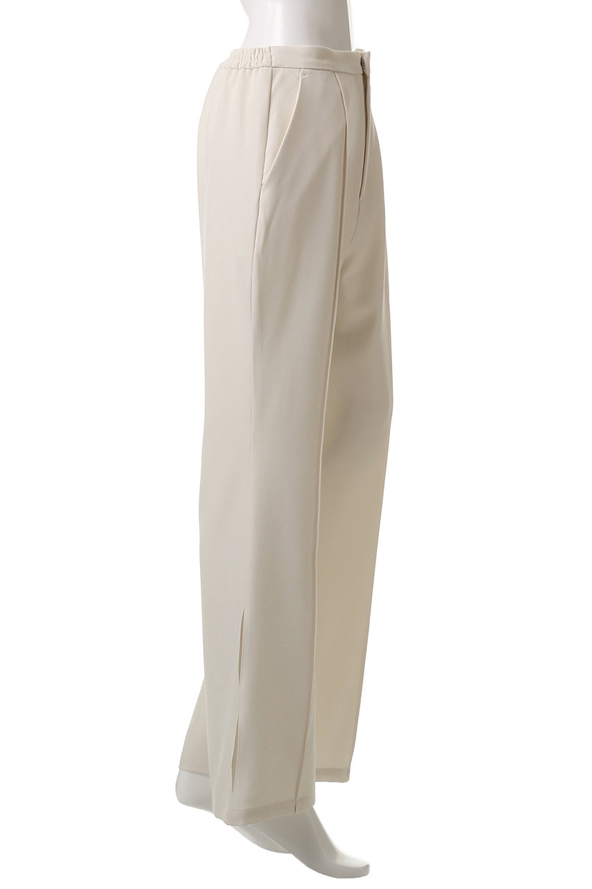 MANOF(マノフ)｜HEM SLIT PANTS/パンツ/IVORY の通販｜ELLESHOP