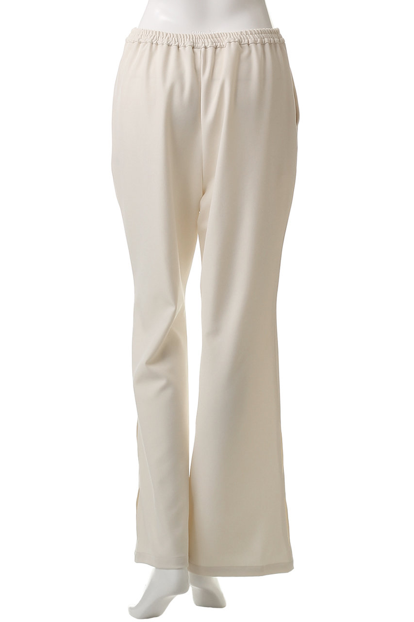 MANOF(マノフ)｜HEM SLIT PANTS/パンツ/IVORY の通販｜ELLESHOP