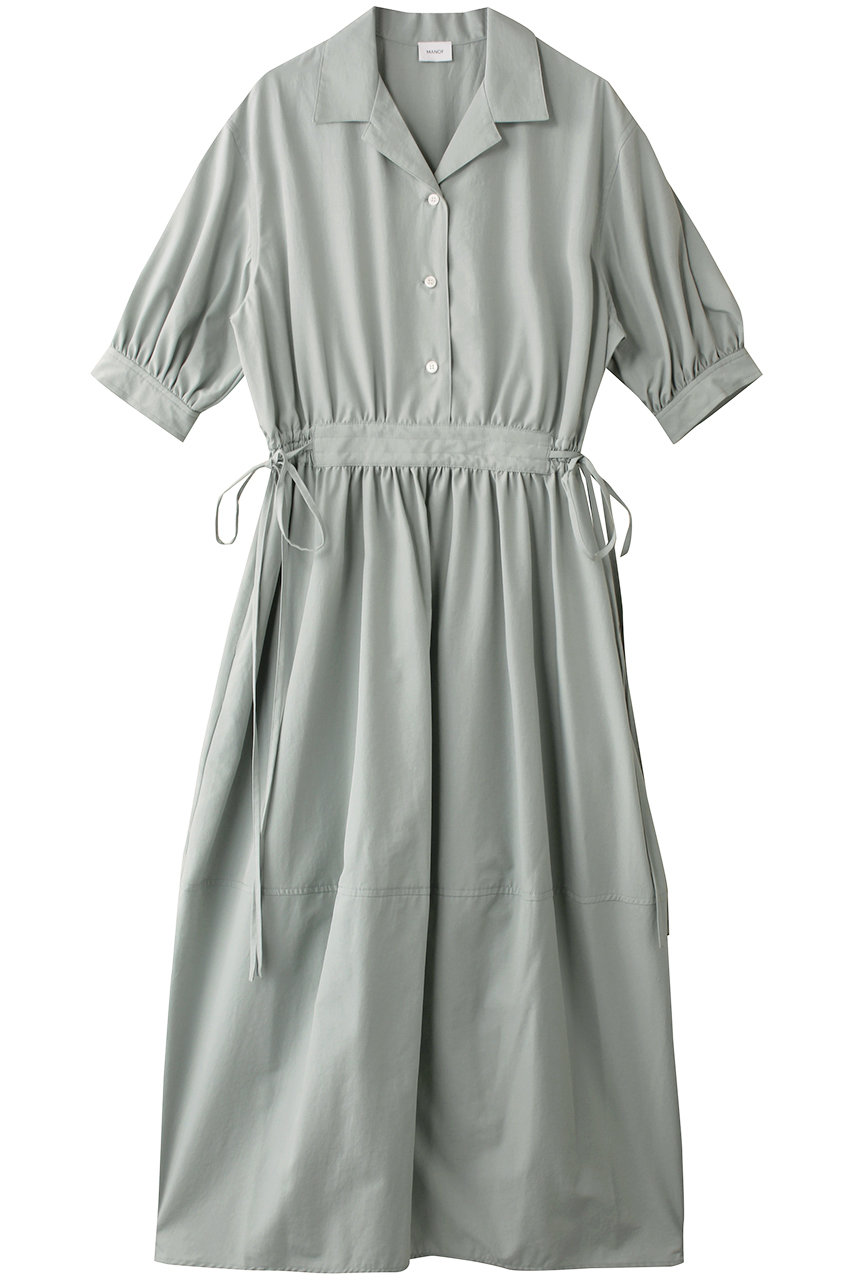 MANOF TYPEWEITER GATHER ONE PIECE/ワンピース (MINT, M) マノフ ELLE SHOP MANOF TYPEWEITER GATHER ONE PIECE/ワンピース (MINT, M) マノフ ELLE SHOP