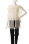 SHEER CROCHET KNIT TOPS/ニット マノフ/MANOF