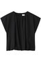 GATHER COMPACT CUT TOPS/カットソー マノフ/MANOF BLACK
