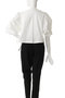 DRAWSTRING SLEEVE SHORT BLOUSE シャツ・ブラウス マノフ/MANOF