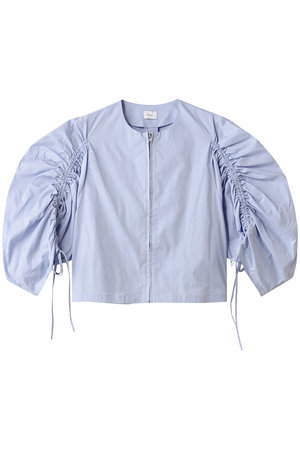 マノフ/MANOFのDRAWSTRING SLEEVE SHORT BLOUSE シャツ・ブラウス(110400/110403)