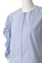 DRAWSTRING SLEEVE SHORT BLOUSE シャツ・ブラウス マノフ/MANOF