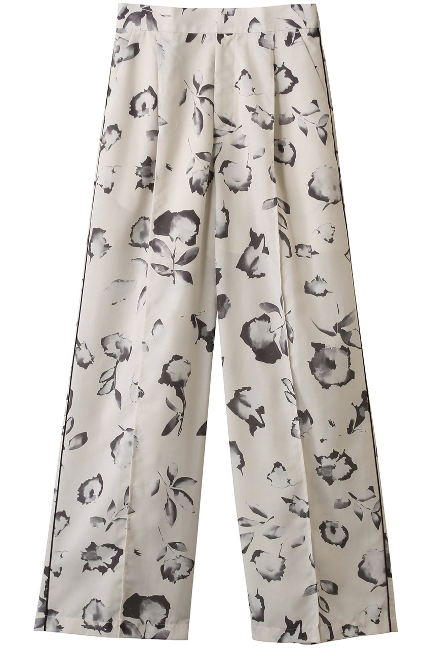 MANOF BLURRED FLOWER WIDE PANTS パンツ (IVORY, M) マノフ ELLE SHOP MANOF BLURRED FLOWER WIDE PANTS パンツ (IVORY, M) マノフ ELLE SHOP