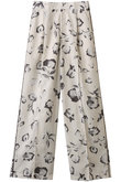 BLURRED FLOWER WIDE PANTS パンツ
